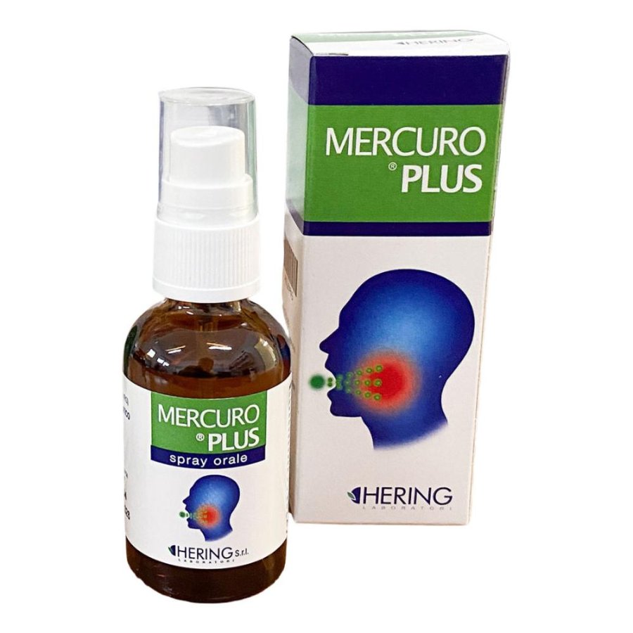 Hering Mercuroplus Spray Orale Rimedio Omeopatico Alte Vie Respiratorie 30 ml Hering Mercuroplus Spray Orale Rimedio Omeopatico Alte Vie Respiratorie 30 ml