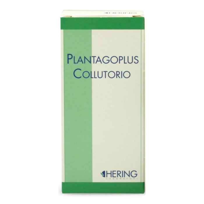 Plantagoplus Collutorio 180 ml Hering &ndash; Collutorio Naturale Lenitivo per Gola e Cavo Orale