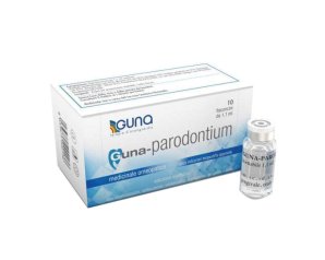 Guna Parodontium 10 flaconcini da 1,1 ml medicinale omeopatico per il benessere del parodonto