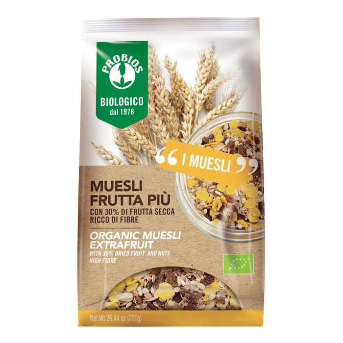 ETG Muesli Frutta Piu'750g ETG Muesli Frutta Piu'750g