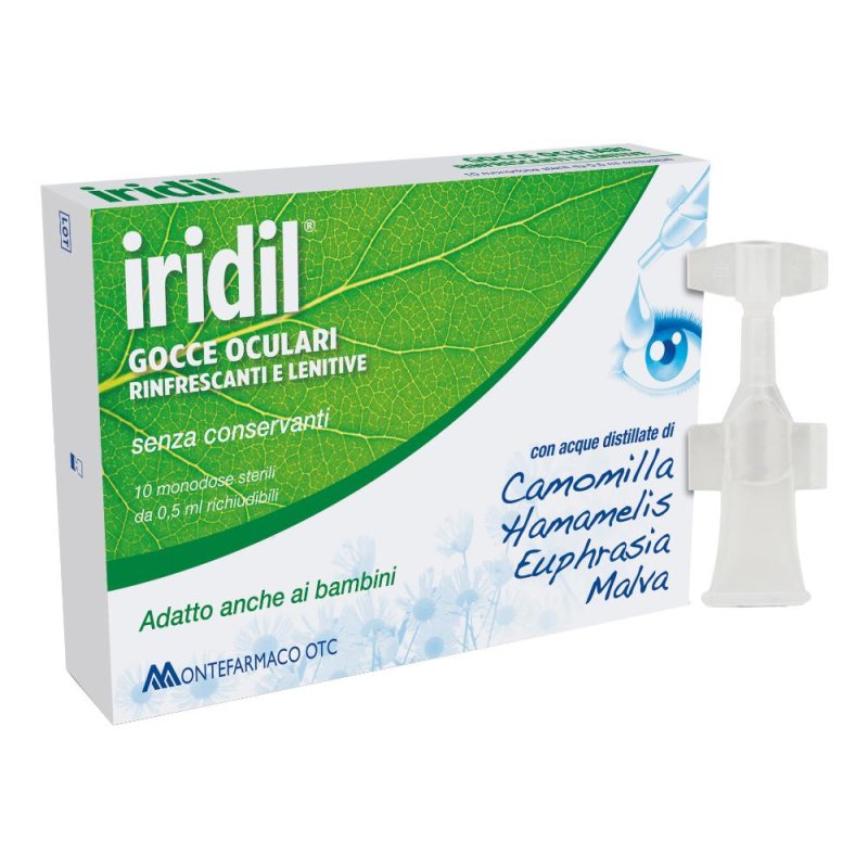 Montefarmaco  Dispositivi Medici Oftalmici Iridil&reg; Gocce Oculari 10x0,5 ml