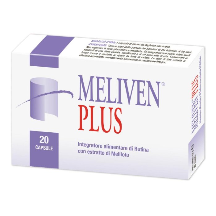 Meliven Plus Integratore Alimentare 20 Capsule Meliven Plus Integratore Alimentare 20 Capsule