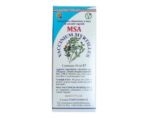 MSA VACCINIUM MYRTIL 50ML