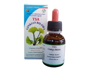 TSA Ginkgo Biloba 50 ml integratore Herboplanet per memoria e circolazione