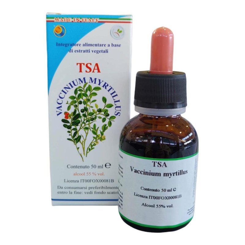 TSA Vaccinium Myrtil 50 ml - tintura madre mirtillo per microcircolo TSA Vaccinium Myrtil 50 ml - tintura madre mirtillo per microcircolo