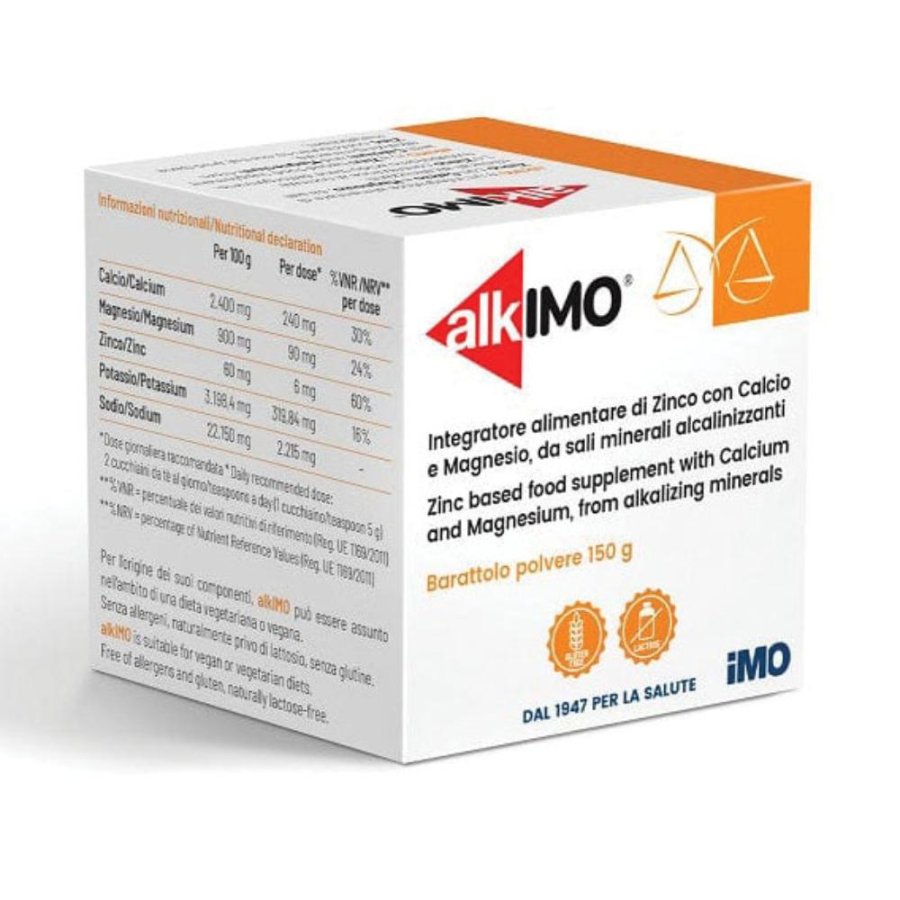 I.M.O.ist.med Alkimo Ca/Mg/Zn Integratore Alimentare 150 g I.M.O.ist.med Alkimo Ca/Mg/Zn Integratore Alimentare 150 g