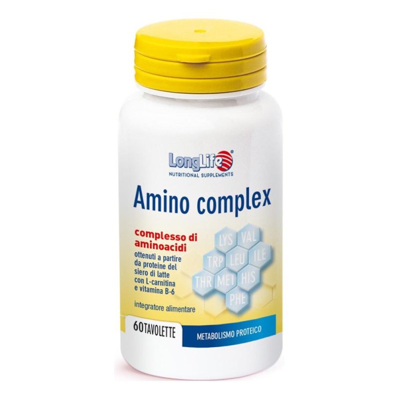 LongLife Amino Complex Integratore di Proteine del Siero di Latte 60 Tavolette