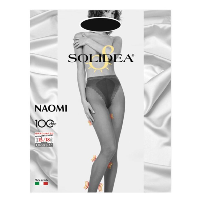 Collant donna Naomi nero 100 denari coprente modellante taglia 5 Collant donna Naomi nero 100 denari coprente modellante taglia 5