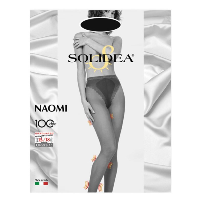 Collant donna Naomi nero 100 denari coprente modellante taglia 5 Collant donna Naomi nero 100 denari coprente modellante taglia 5