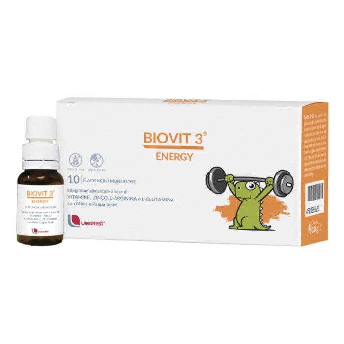 AR Fitofarma Ricerca Naturale Biovit 3 Vitamine Zinco 10 Flaconcini 10 ml AR Fitofarma Ricerca Naturale Biovit 3 Vitamine Zinco 10 Flaconcini 10 ml