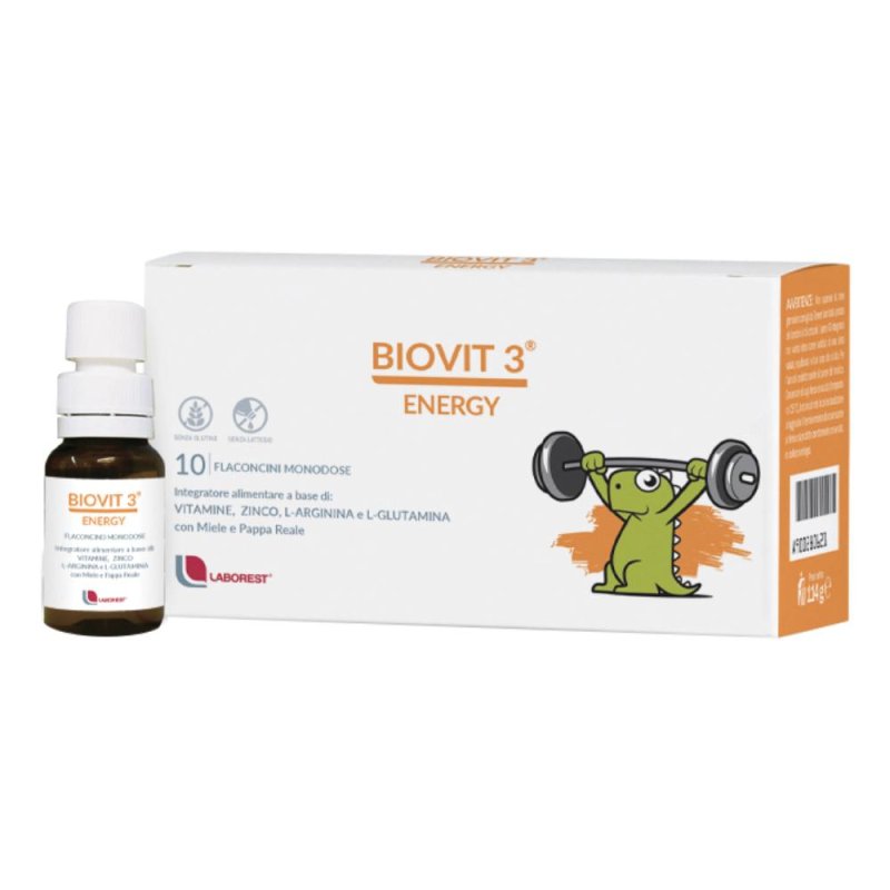AR Fitofarma Ricerca Naturale Biovit 3 Vitamine Zinco 10 Flaconcini 10 ml AR Fitofarma Ricerca Naturale Biovit 3 Vitamine Zinco 10 Flaconcini 10 ml