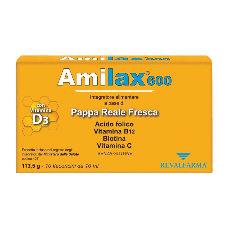 Revalfarma Amilax 600 10 Flaconcini 10 Ml