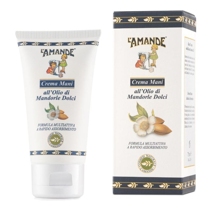 L'Amande  Marsiglia Olio Mandorle Dolci Mani Crema Nutriente 75 ml