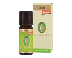Salvia olio essenziale Demeter 10 ml - olio essenziale di salvia bio per aromaterapia
