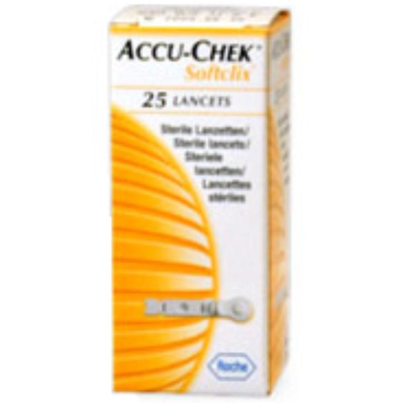 Accu-Chek SoftClix 25 Lancette Pungidito Glicemia Accu-Chek SoftClix 25 Lancette Pungidito Glicemia