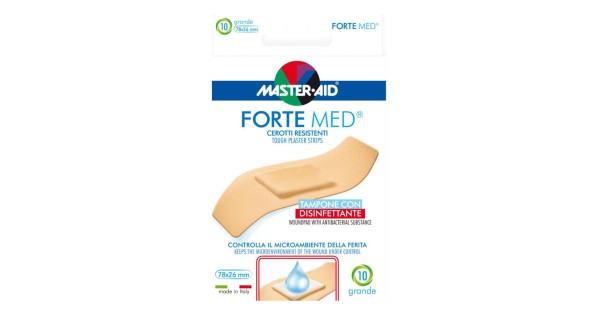 Pietrasanta Pharma Master Aid Maxi Med Cerotto Tampone Disinfettante