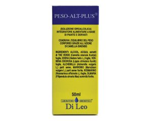 Peso Alt Plus 50 ml Di Leo - integratore drenante per controllo del peso