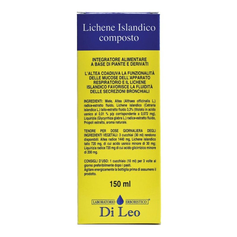 Preparato al Lichene Islandico per la Gola &ndash; Integratore Naturale Calmante per Tosse e Benessere delle Vie Respiratorie
