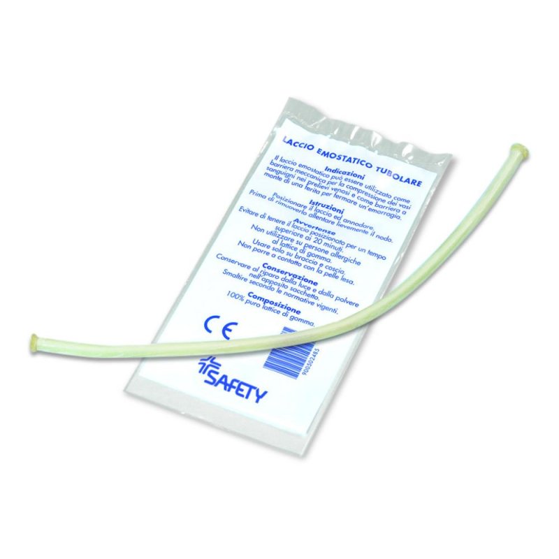 Safety Laccio Emostatico 40 cm 1 Pezzo Safety Laccio Emostatico 40 cm 1 Pezzo