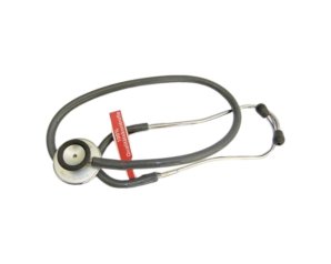 Stetofonendoscopio Professional Corpo In Acciaio Inox 18/8, Archetto Biauricolare Cromato Con Doppia Molla Interna