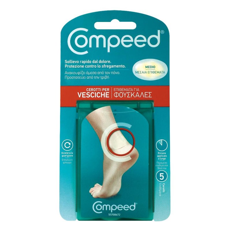 Compeed Cerotti Vesciche medio 5 cerotti Compeed Cerotti Vesciche medio 5 cerotti
