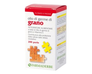 Farmaderbe Olio Germe di Grano Integratore Alimentare 200 Perle
