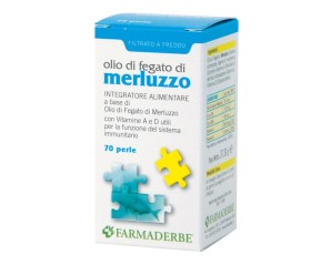 Farmaderbe Olio Di Fegato Di Merluzzo 70 Perle