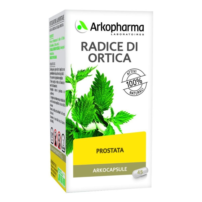 Arkocapsule Benessere Prostata Radice di Ortica Integratore 45 Capsule Arkocapsule Benessere Prostata Radice di Ortica Integratore 45 Capsule