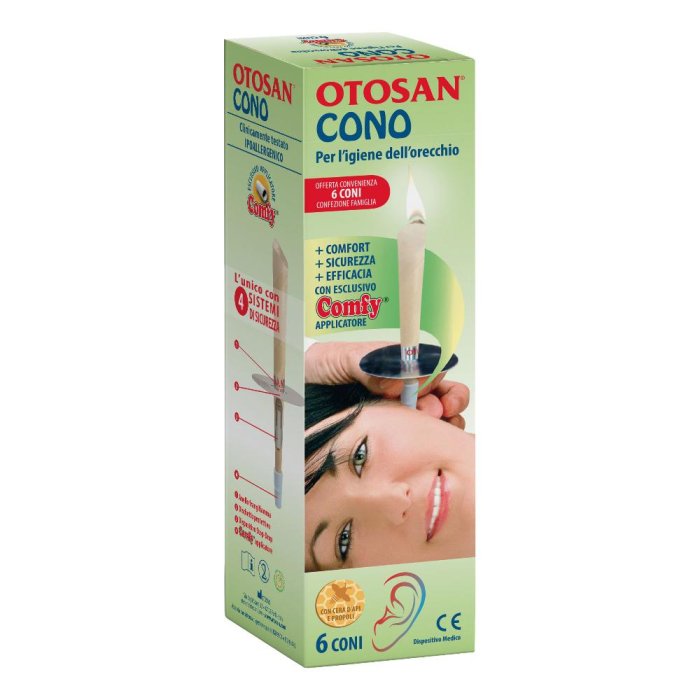 Aurora Otosan Cono Igiene Orecchio+propoli 6 Pezzi Aurora Otosan Cono Igiene Orecchio+propoli 6 Pezzi
