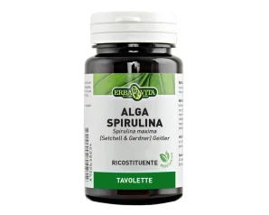  Alga Spirulina integratore ricostituente Erba Vita 125 tavolette