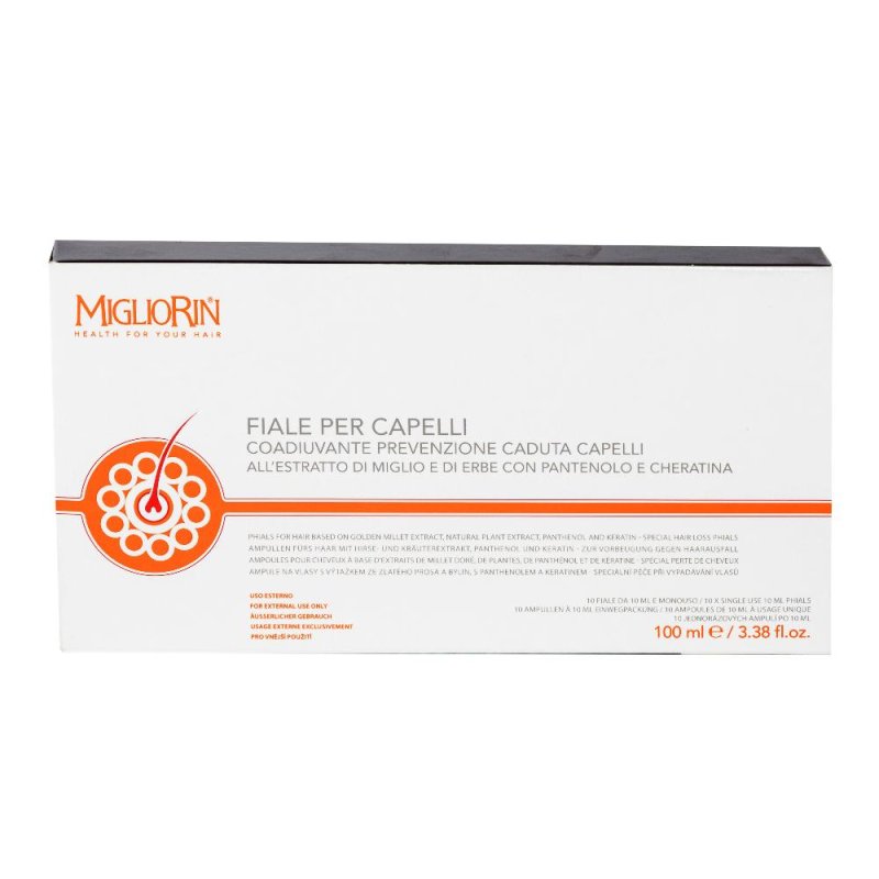 Migliorin caduta capelli 10 fiale 10 ml