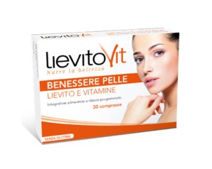 LievitoVit  Salute e Benessere Lievito Vivo e Vitamine Integratore 30 Buste
