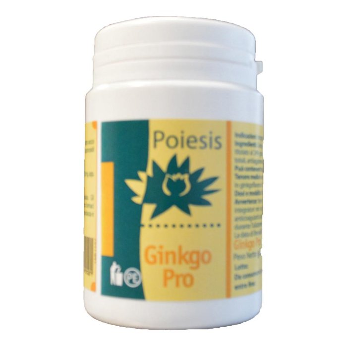 Ginkgo Pro Poiesis 50 compresse - integratore a base di ginkgo per memoria e circolazione Ginkgo Pro Poiesis 50 compresse - integratore a base di ginkgo per memoria e circolazione