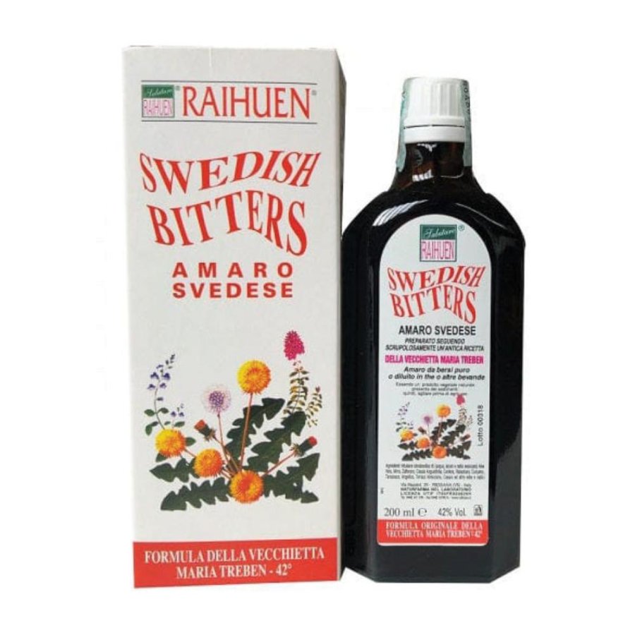 Natur Farma Raihuen - Amaro Svedese Rimedio a Base di Erbe 200 ml Natur Farma Raihuen - Amaro Svedese Rimedio a Base di Erbe 200 ml