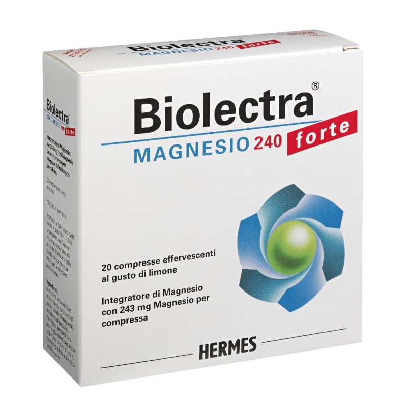 BIOLECTRA Mg Forte 20Cpr 243mg BIOLECTRA Mg Forte 20Cpr 243mg