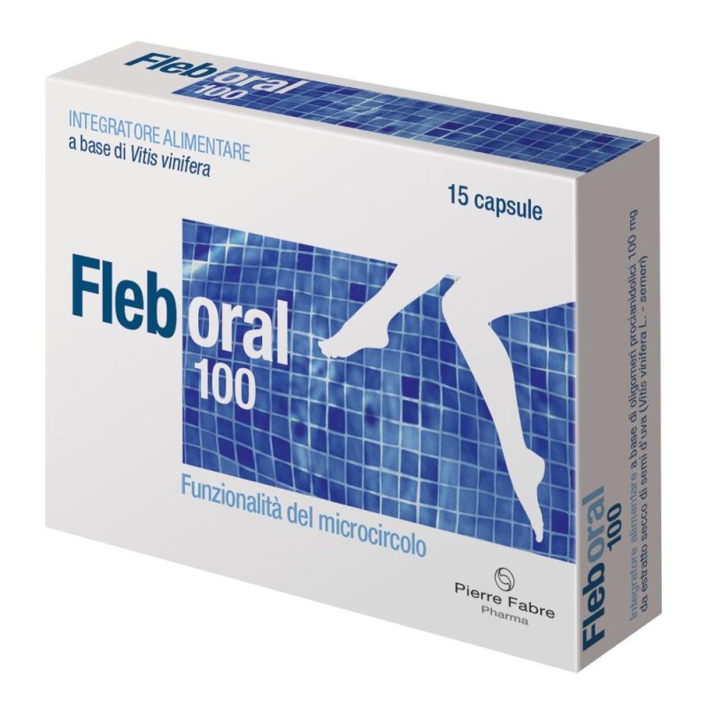 Pierre Fabre Integratore Alimentare Fleboral 100 15 Capsule Pierre Fabre Integratore Alimentare Fleboral 100 15 Capsule
