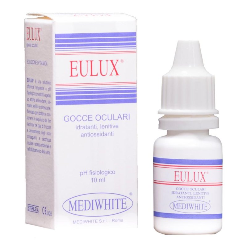 Mediwhite Eulux Gocce Oculari Naturali Vegetali Camomilla 10 Ml Mediwhite Eulux Gocce Oculari Naturali Vegetali Camomilla 10 Ml