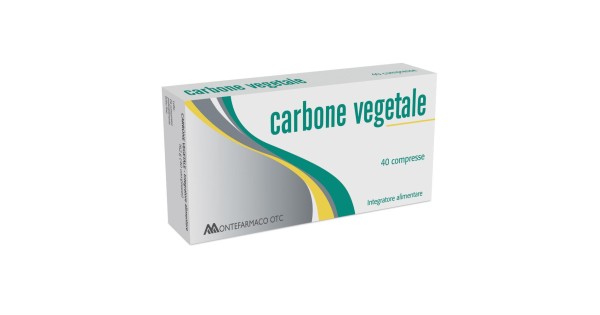 Carbone Vegetale Montefarmaco Integratore Alimentare 40 Compresse