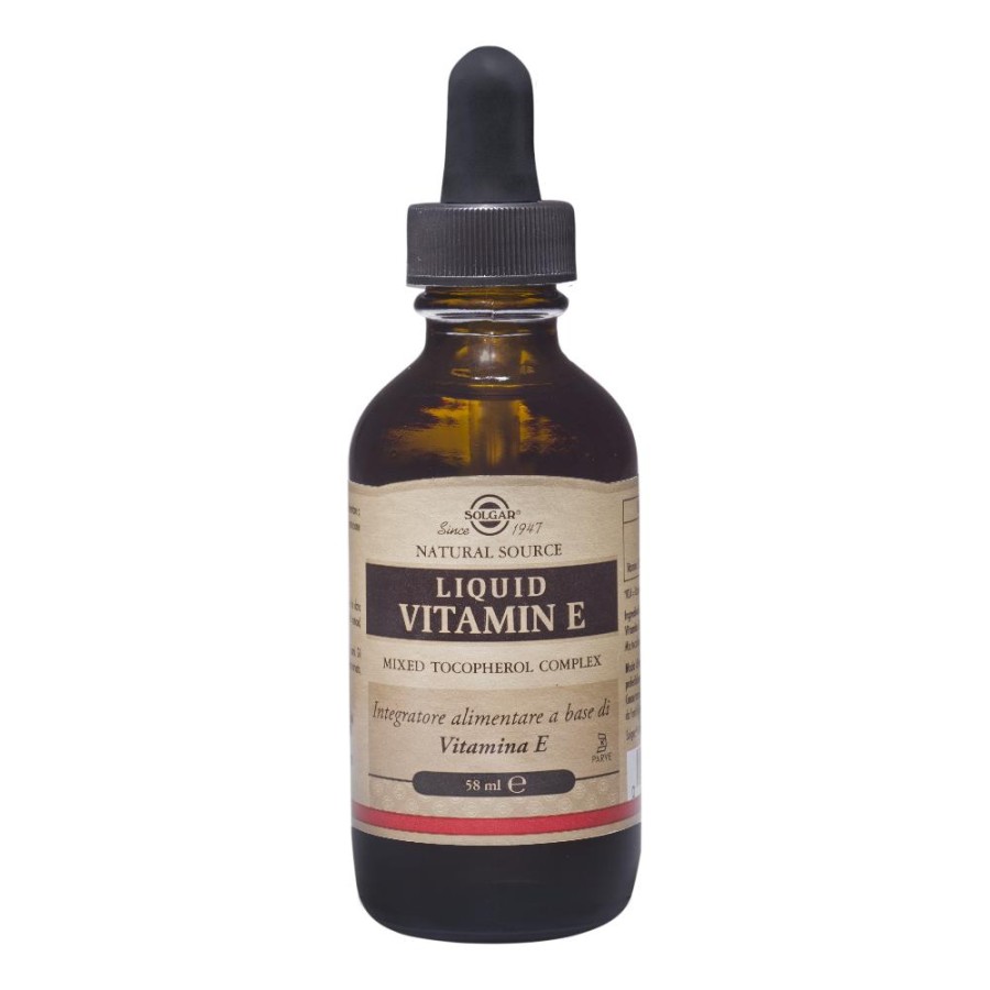Solgar  Vitamine Liquid Vitamin E Integratore Alimentare Soluzione 59 ml