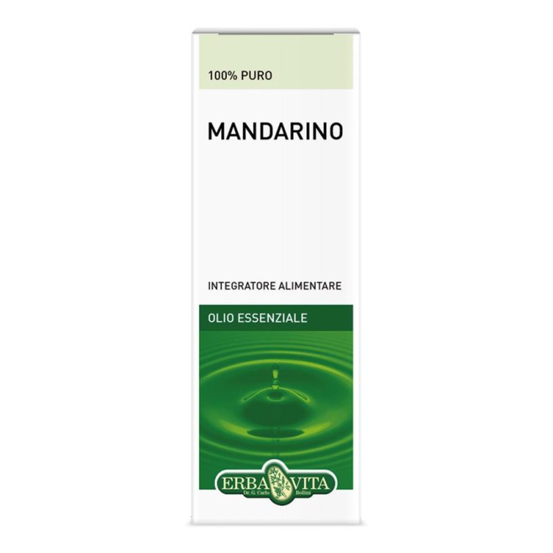 Erba Vita Oli Essenziali -  Olio Essenziale Mandarino Stress Ansia Sonno 10 ml