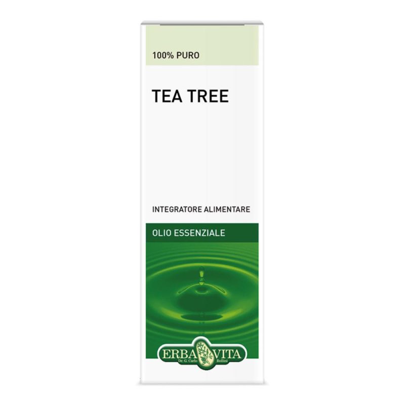 Erba Vita Linea Piante Benefiche Tea Tree Oil Salute dei Bronchi Olio Essenziale 10 ml Erba Vita Linea Piante Benefiche Tea Tree Oil Salute dei Bronchi Olio Essenziale 10 ml