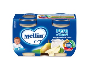Mellin Merenda Yogurt Pera 2x120 G