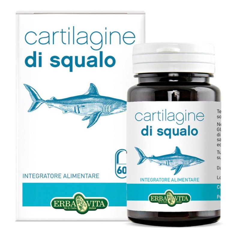 Erba Vita Cartilagine Di Squalo Integratore Alimentare 60 Capsule Erba Vita Cartilagine Di Squalo Integratore Alimentare 60 Capsule