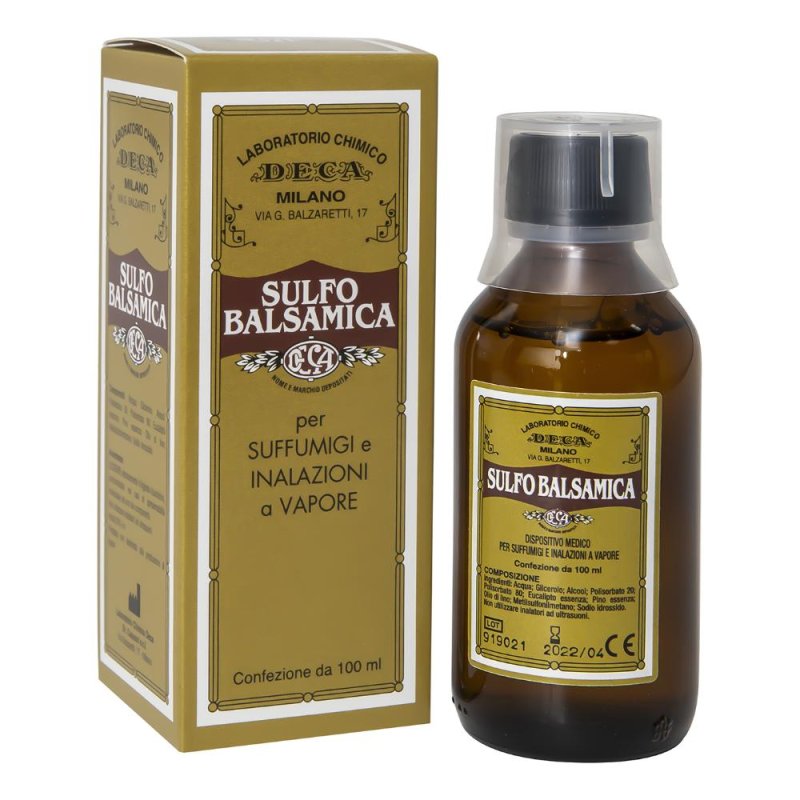 Deca Laboratorio Chimico Sulfo Balsamica Sol 100ml Deca Laboratorio Chimico Sulfo Balsamica Sol 100ml