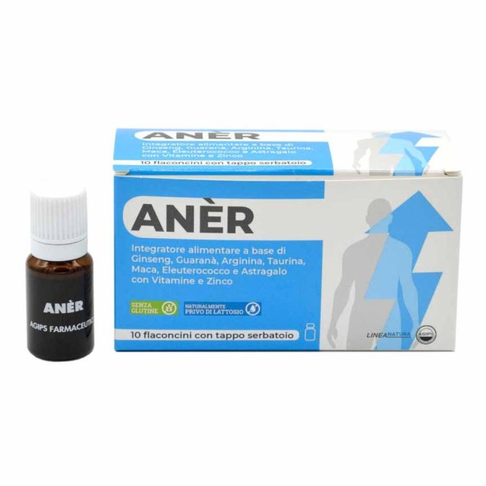 Agips Farmaceutici Aner 10 Flaconcini 10 Ml Agips Farmaceutici Aner 10 Flaconcini 10 Ml