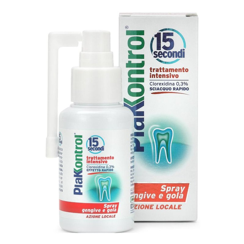 Plakkontrol Igiene Dentale Quotidiana 15 Secondi Soluzione Spray 50 ml Plakkontrol Igiene Dentale Quotidiana 15 Secondi Soluzione Spray 50 ml