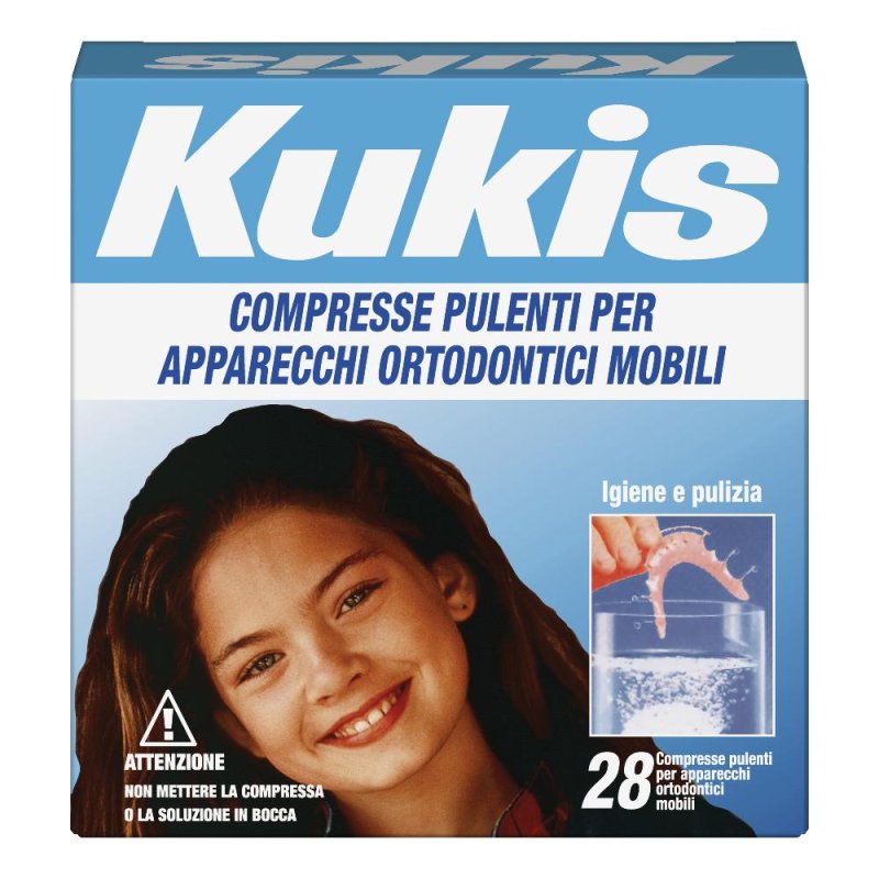 Kukis Pulitori per Apparecchi Ortodontici 28 Compresse Kukis Pulitori per Apparecchi Ortodontici 28 Compresse