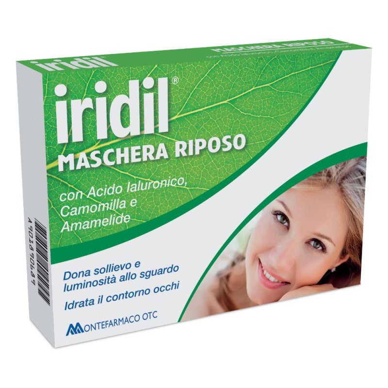 Montefarmaco Oftalmica Iridil® Maschera Riposo Occhi Segnati e Stanchi Montefarmaco Oftalmica Iridil® Maschera Riposo Occhi Segnati e Stanchi
