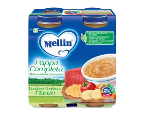 MELLIN Pappa Compl.Manzo2x250g