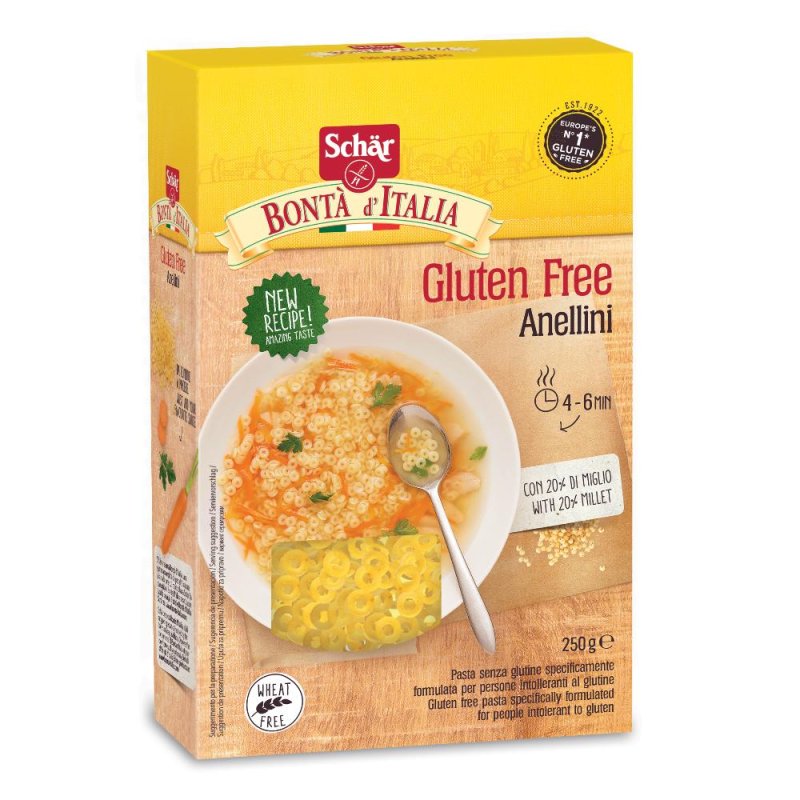 Schar Pasta Anellini 250 g Schar Pasta Anellini 250 g